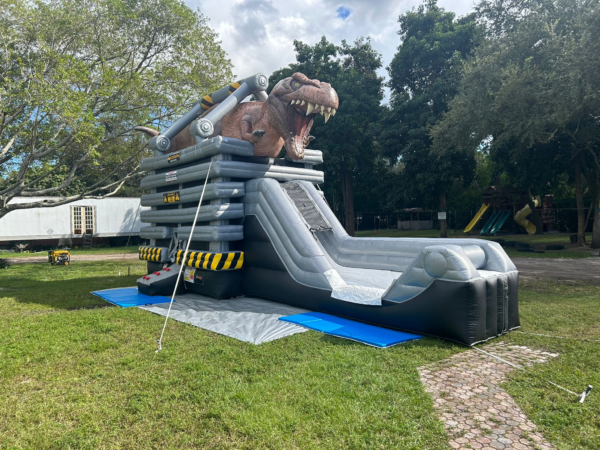 T-Rex Wet Dry Combo, Inflatable for Kid's Parties